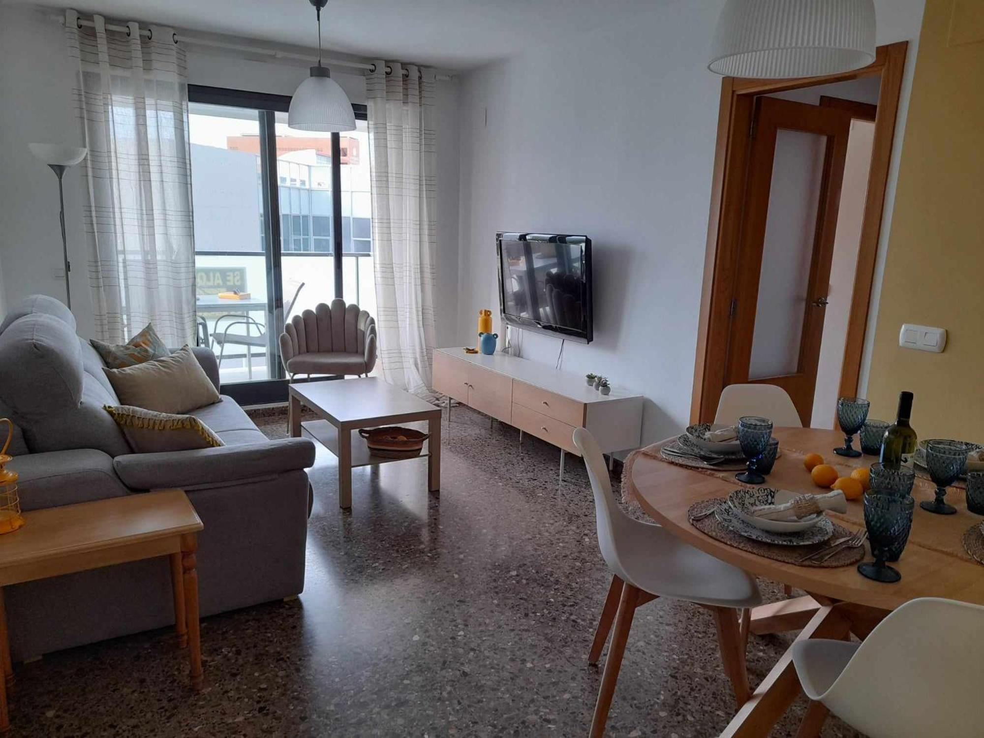 Apartament Ambar Gandia Playa-Grao Con Piscina Parking Ideal Para Familias Bagian luar foto