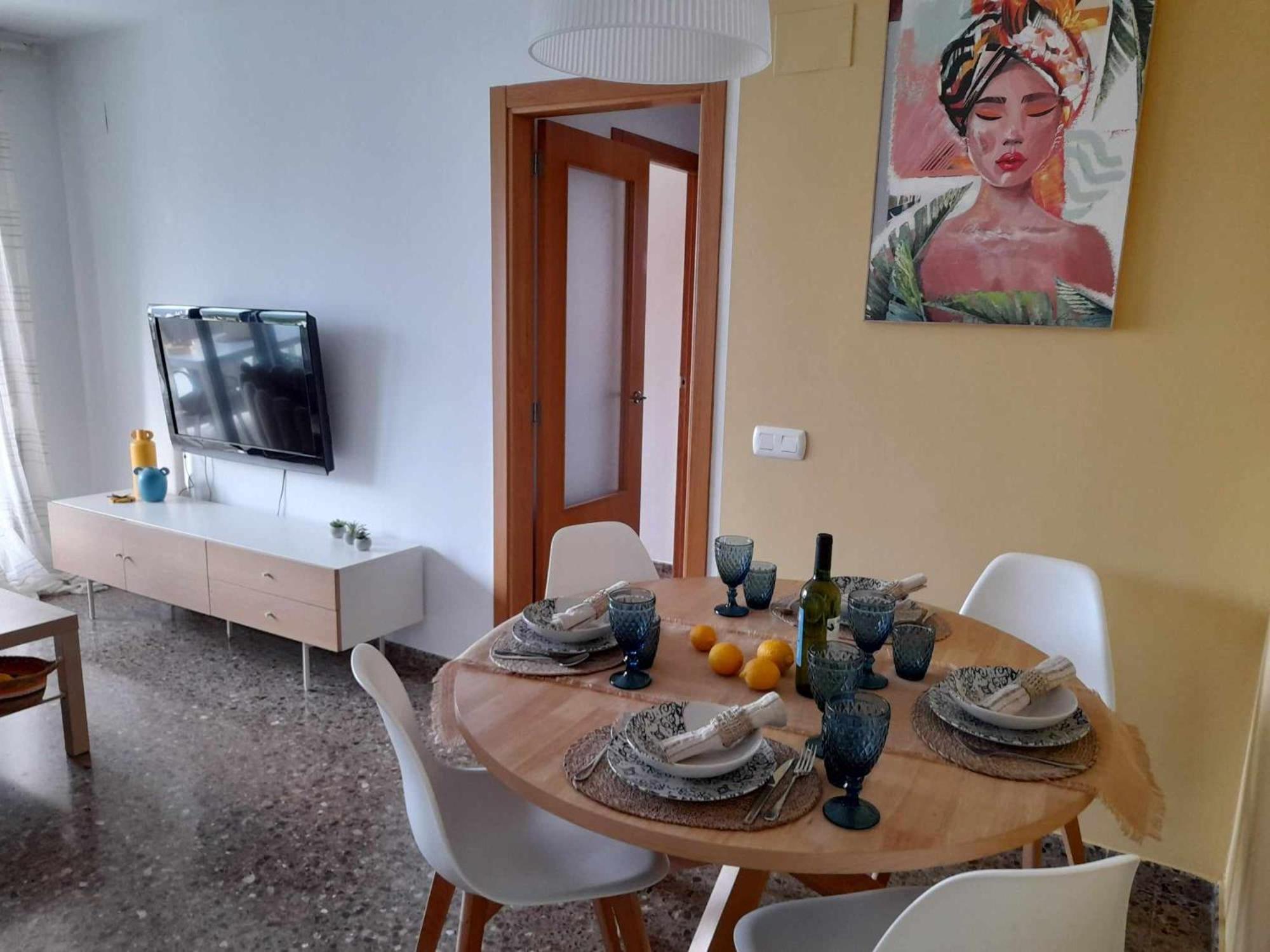 Apartament Ambar Gandia Playa-Grao Con Piscina Parking Ideal Para Familias Bagian luar foto